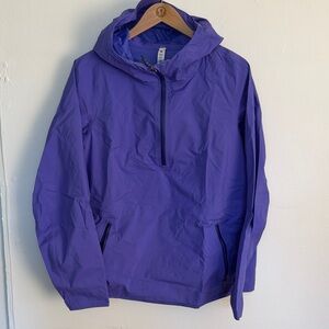 Lululemon Waterproof Hiking Half Zip - Size 8 - Light Electric Indigo - NWOT!!